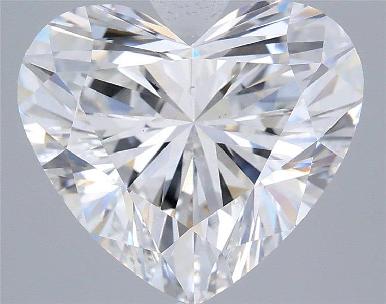 4.49 Carat Heart Shaped, Excellent Cut, D Color, VS2 Clarity, IGI Certified Lab Grown Diamond
