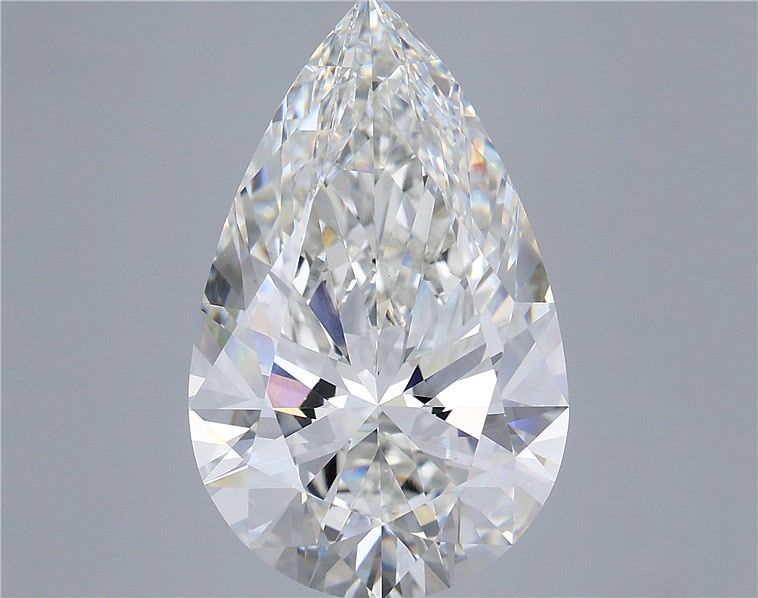 11.08 Carat Pear Shaped, Ideal Cut, F Color, VS1 Clarity, IGI Certified Lab Grown Diamond