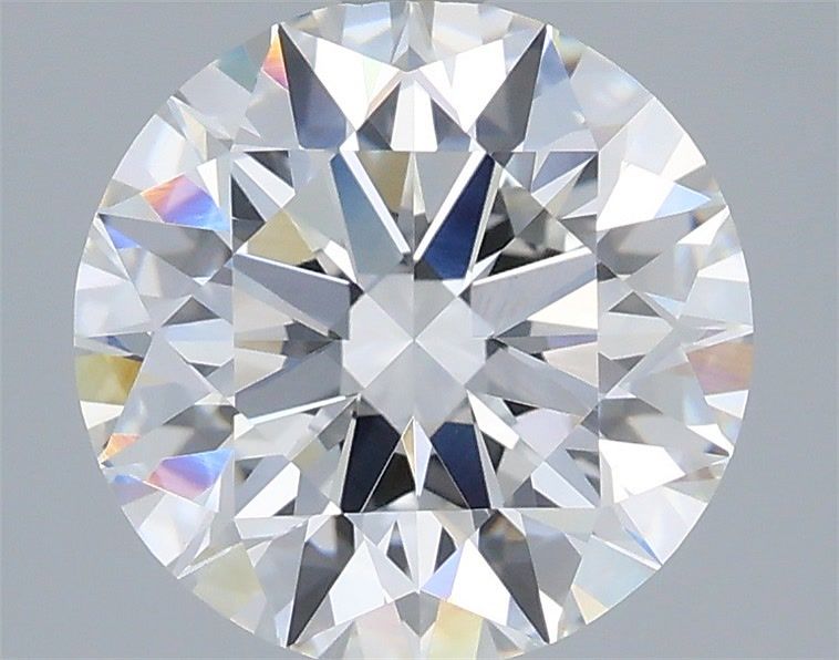 3.04 Carat Round Shaped, Ideal Cut, E Color, VVS2 Clarity, IGI Certified Lab Grown Diamond