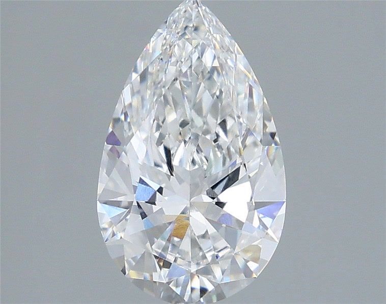 1.57 Carat Pear Shaped, Ideal Cut, D Color, VVS2 Clarity, IGI Certified Lab Grown Diamond