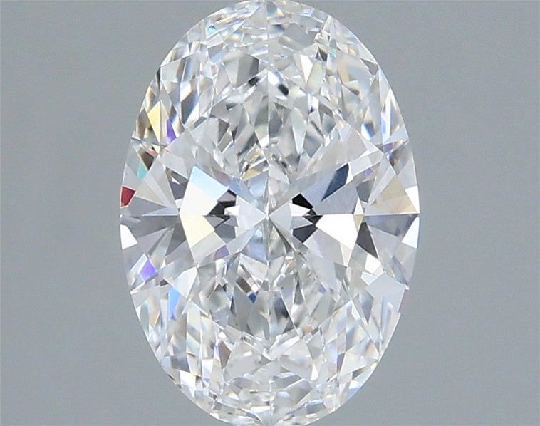 1.59 Carat Oval Shaped, Ideal Cut, D Color, VVS2 Clarity, IGI Certified Lab Grown Diamond