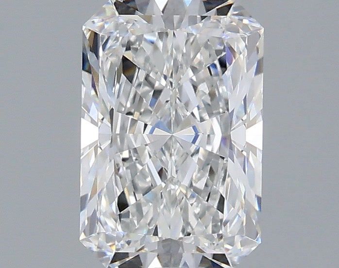 1.58 Carat Radiant Shaped, Ideal Cut, D Color, VVS2 Clarity, IGI Certified Lab Grown Diamond