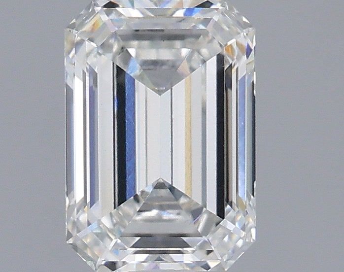 1.58 Carat Emerald Shaped, Ideal Cut, E Color, VS1 Clarity, IGI Certified Lab Grown Diamond