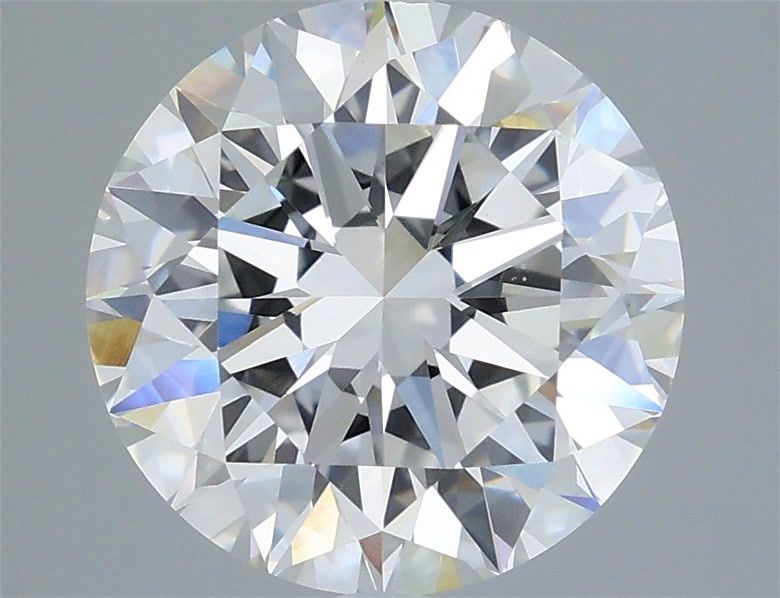 4.01 Carat Round Shaped, Excellent Cut, E Color, VVS2 Clarity, IGI Certified Lab Grown Diamond