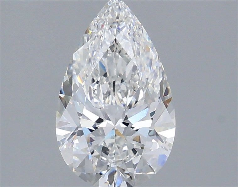1.58 Carat Pear Shaped, Ideal Cut, D Color, VVS2 Clarity, IGI Certified Lab Grown Diamond