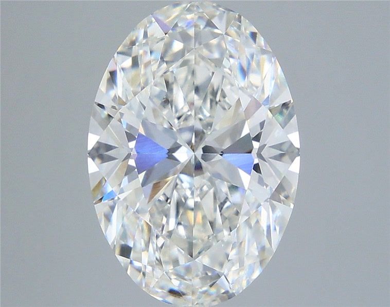 4.54 Carat Oval Shaped, Ideal Cut, F Color, VVS2 Clarity, IGI Certified Lab Grown Diamond