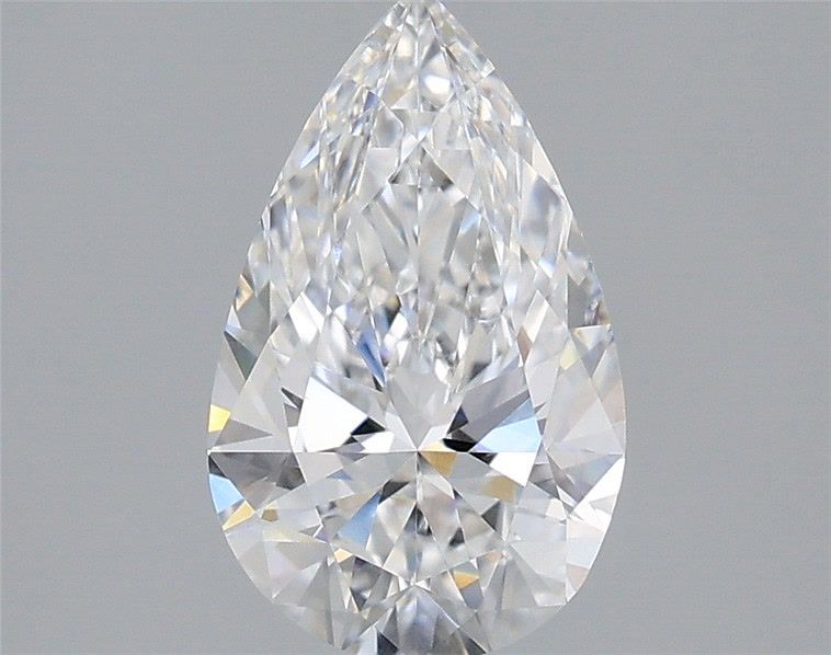 1.56 Carat Pear Shaped, Ideal Cut, D Color, VVS2 Clarity, IGI Certified Lab Grown Diamond
