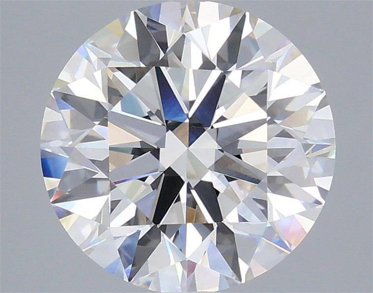 4.00 Carat Round Shaped, Excellent Cut, F Color, VVS2 Clarity, IGI Certified Lab Grown Diamond