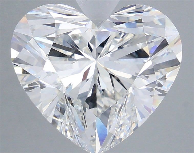 6.50 Carat Heart Shaped, Excellent Cut, E Color, VVS2 Clarity, IGI Certified Lab Grown Diamond