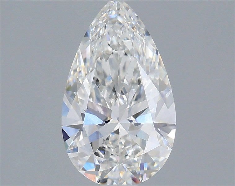 1.58 Carat Pear Shaped, Ideal Cut, E Color, VVS2 Clarity, IGI Certified Lab Grown Diamond