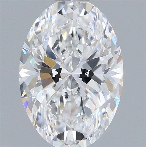 1.08 Carat Oval Shaped, Ideal Cut, D Color, VVS2 Clarity, IGI Certified Lab Grown Diamond