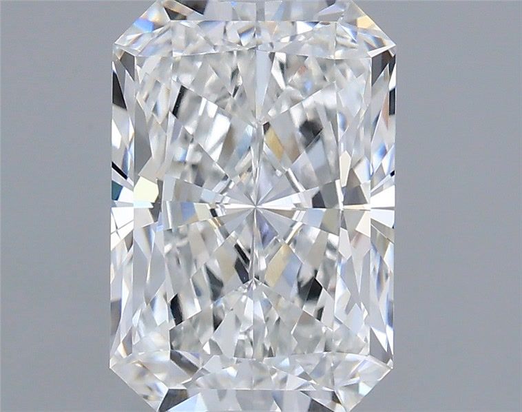 1.58 Carat Radiant Shaped, Ideal Cut, E Color, VVS2 Clarity, IGI Certified Lab Grown Diamond