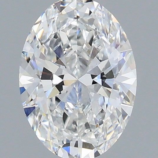 1.08 Carat Oval Shaped, Ideal Cut, F Color, VVS2 Clarity, IGI Certified Lab Grown Diamond