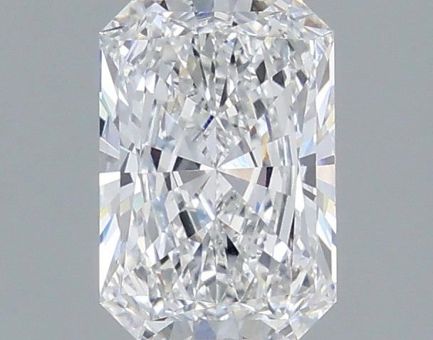 1.57 Carat Radiant Shaped, Ideal Cut, E Color, VVS2 Clarity, IGI Certified Lab Grown Diamond