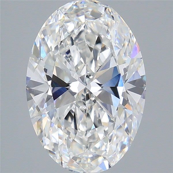 3.08 Carat Oval Shaped, Ideal Cut, E Color, VVS2 Clarity, IGI Certified Lab Grown Diamond