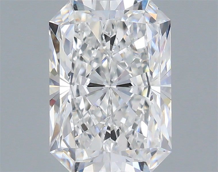 1.56 Carat Radiant Shaped, Excellent Cut, D Color, VVS2 Clarity, IGI Certified Lab Grown Diamond