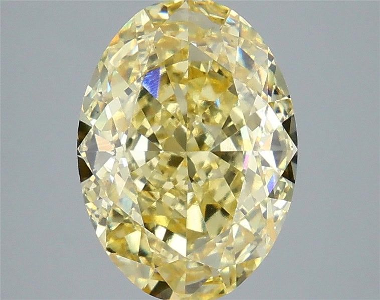 5.09 Carat Oval Shaped, Excellent Cut, VVS2 Clarity, IGI Certified Lab Grown Diamond