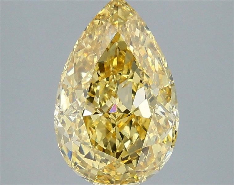 3.10 Carat Pear Shaped, Excellent Cut, VS1 Clarity, IGI Certified Lab Grown Diamond