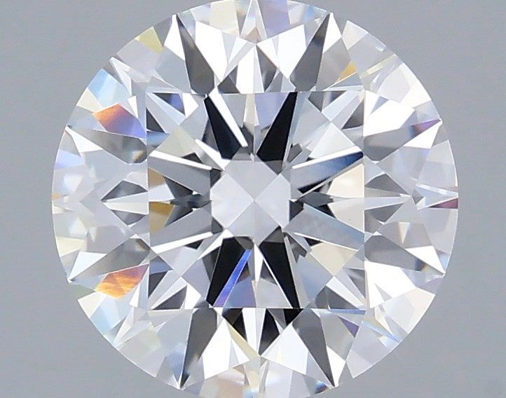 3.08 Carat Round Shaped, Ideal Cut, E Color, VVS2 Clarity, IGI Certified Lab Grown Diamond
