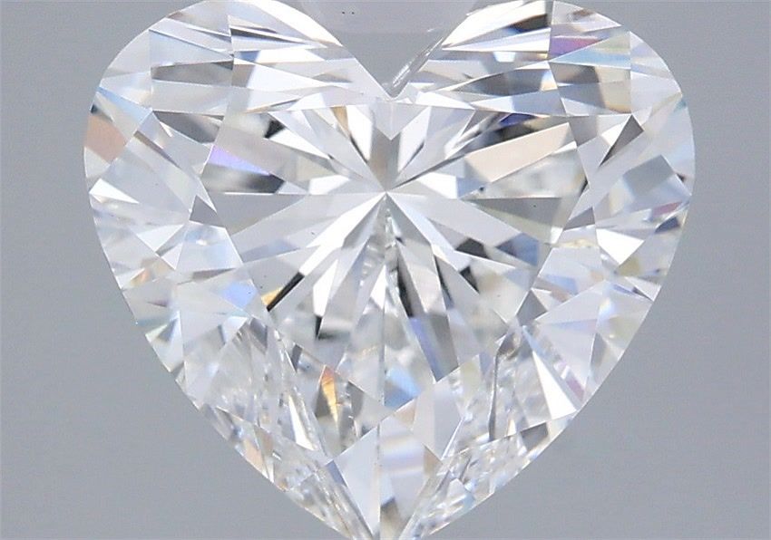 3.59 Carat Heart Shaped, Ideal Cut, E Color, VS1 Clarity, IGI Certified Lab Grown Diamond