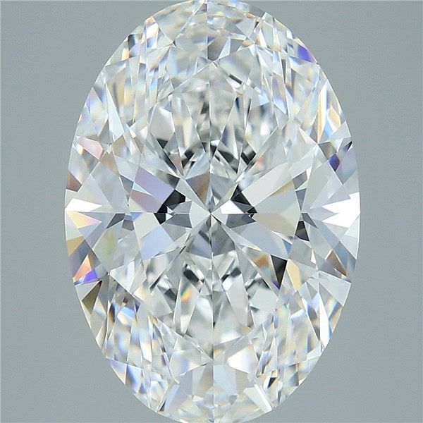 7.04 Carat Oval Shaped, Ideal Cut, E Color, VVS2 Clarity, IGI Certified Lab Grown Diamond
