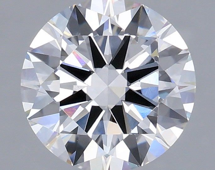 2.01 Carat Round Shaped, Excellent Cut, D Color, VVS2 Clarity, IGI Certified Lab Grown Diamond