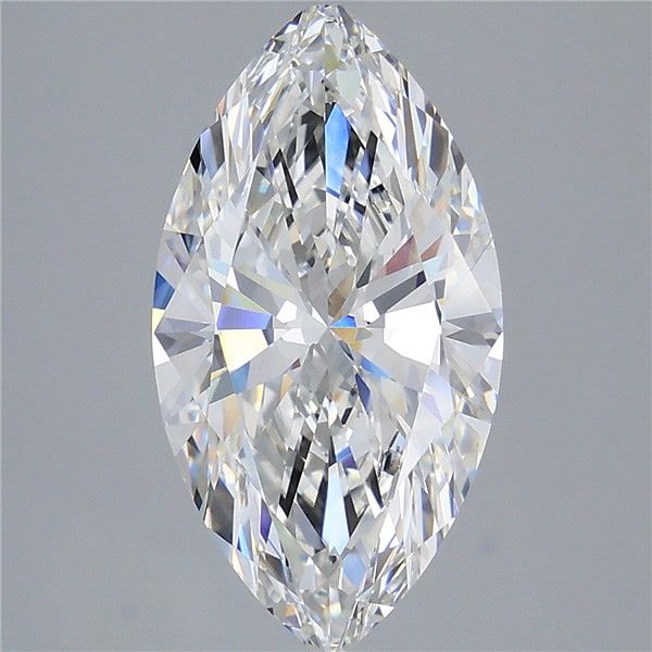 4.50 Carat Marquise Shaped, Ideal Cut, F Color, VVS2 Clarity, IGI Certified Lab Grown Diamond