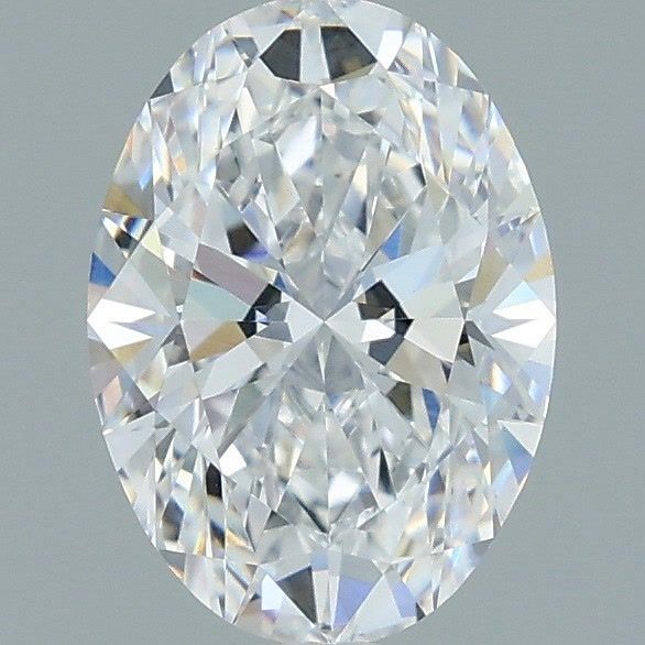 1.55 Carat Oval Shaped, Ideal Cut, D Color, VVS2 Clarity, IGI Certified Lab Grown Diamond