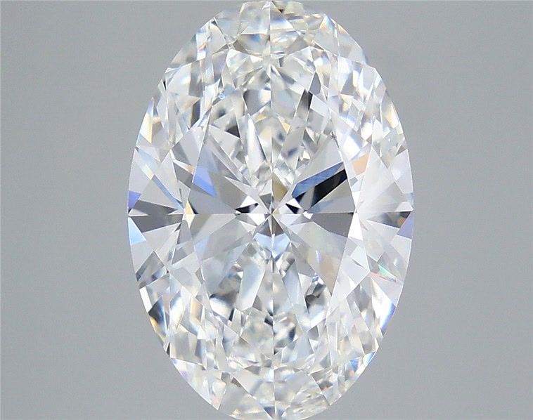 5.51 Carat Oval Shaped, Ideal Cut, E Color, VVS2 Clarity, IGI Certified Lab Grown Diamond