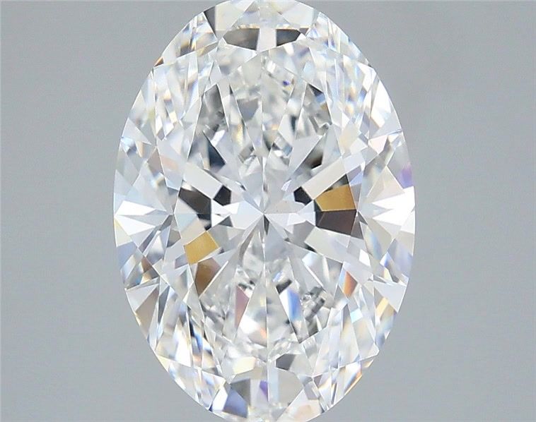 3.58 Carat Oval Shaped, Ideal Cut, F Color, VS1 Clarity, IGI Certified Lab Grown Diamond