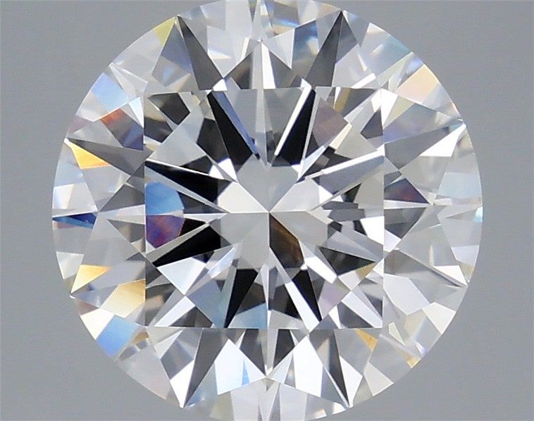 5.03 Carat Round Shaped, Excellent Cut, F Color, VVS2 Clarity, IGI Certified Lab Grown Diamond