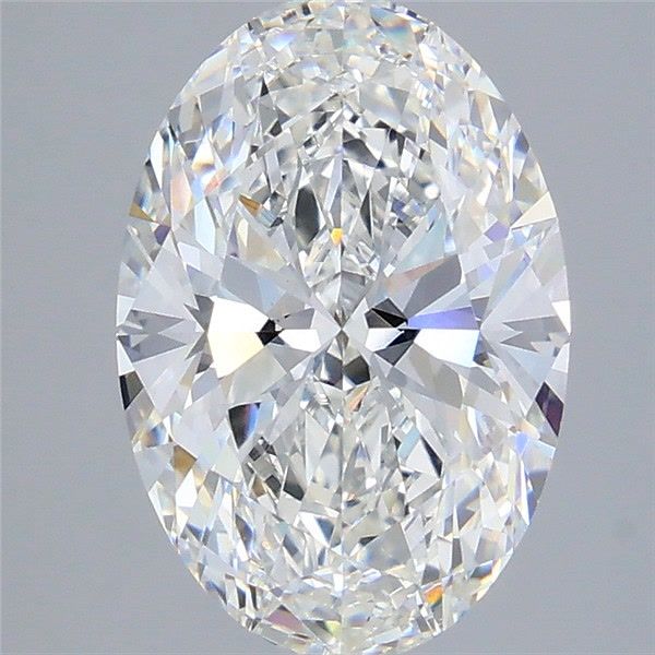4.02 Carat Oval Shaped, Ideal Cut, F Color, VVS2 Clarity, IGI Certified Lab Grown Diamond