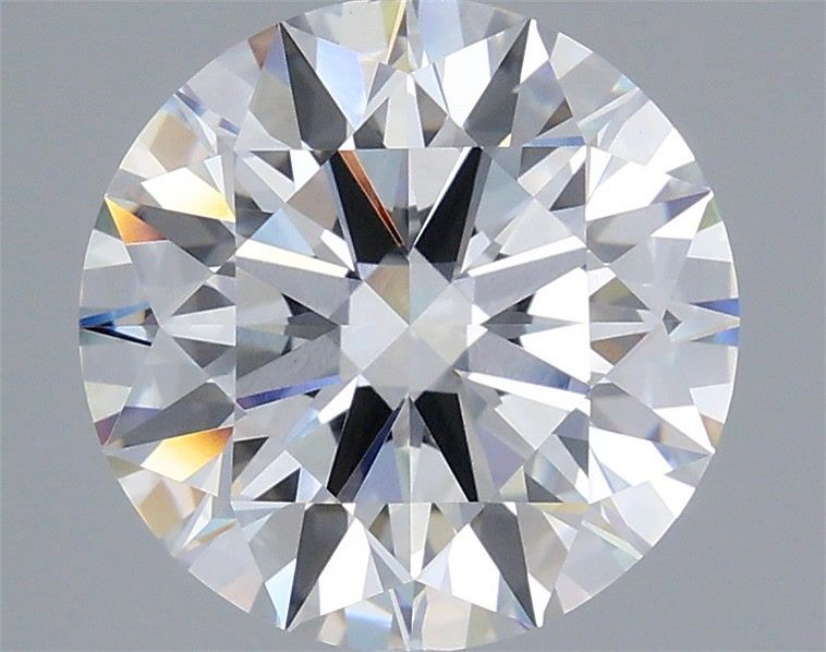 4.10 Carat Round Shaped, Ideal Cut, E Color, VVS2 Clarity, IGI Certified Lab Grown Diamond