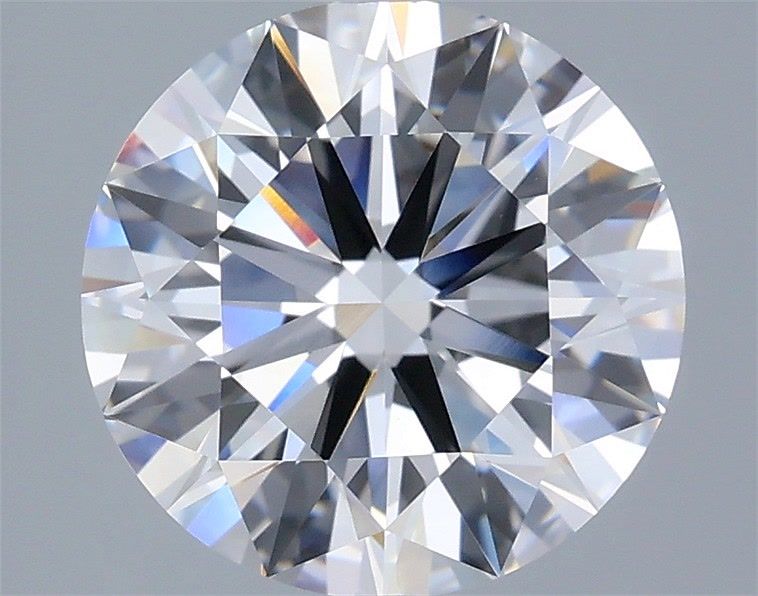3.10 Carat Round Shaped, Ideal Cut, D Color, VVS2 Clarity, IGI Certified Lab Grown Diamond
