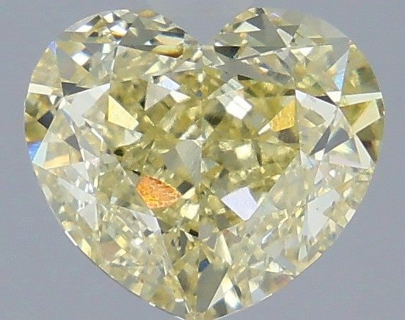2.55 Carat Heart Shaped, Ideal Cut, VVS2 Clarity, IGI Certified Lab Grown Diamond