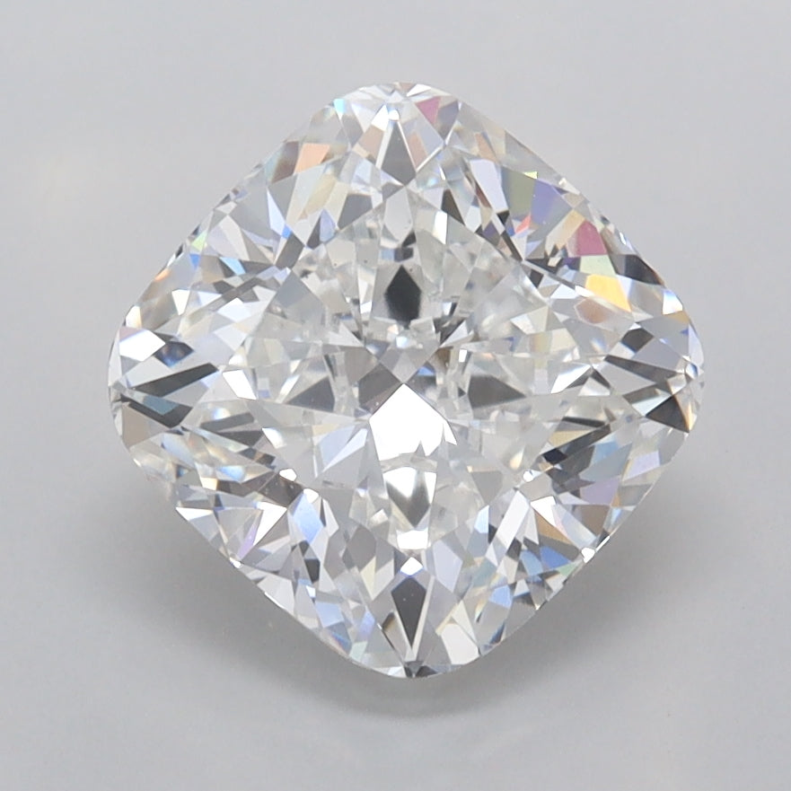 2.54 Carat Cushion Shaped, Ideal Cut, E Color, VVS2 Clarity, IGI Certified Lab Grown Diamond