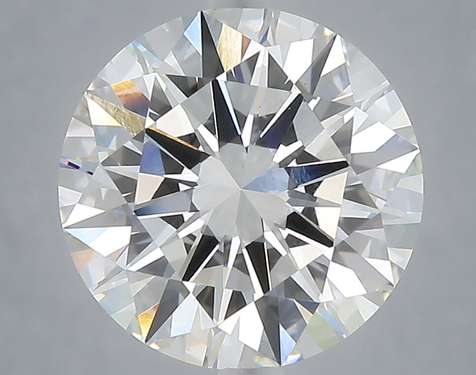 4.10 Carat Round Shaped, Excellent Cut, E Color, VS1 Clarity, IGI Certified Lab Grown Diamond