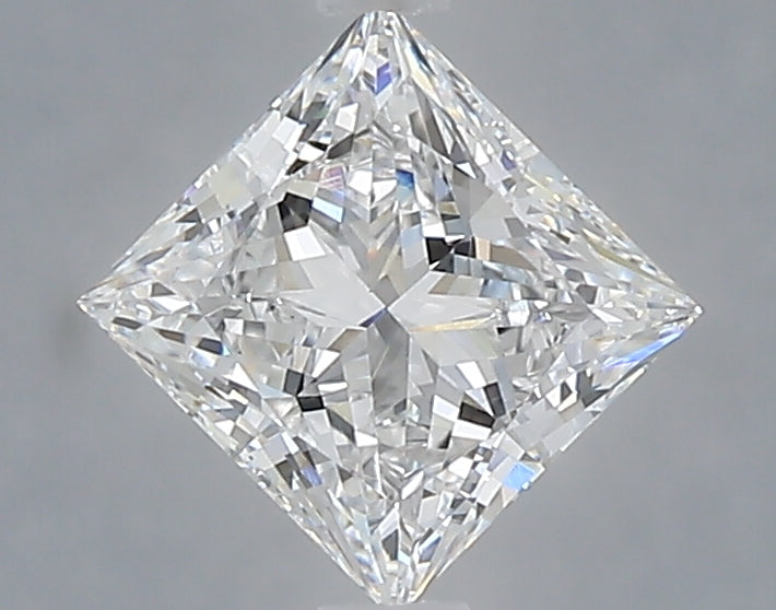 1.06 Carat Princess Shaped, Excellent Cut, D Color, VVS2 Clarity, IGI Certified Lab Grown Diamond