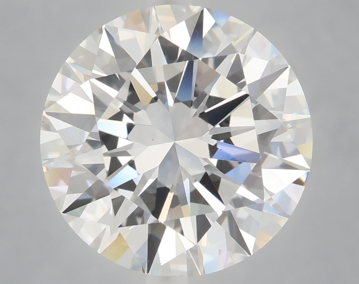 6.04 Carat Round Shaped, Excellent Cut, E Color, VS1 Clarity, IGI Certified Lab Grown Diamond