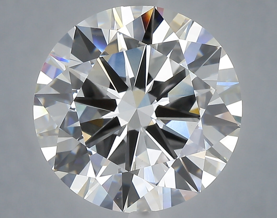 7.00 Carat Round Shaped, Excellent Cut, F Color, VVS2 Clarity, IGI Certified Lab Grown Diamond