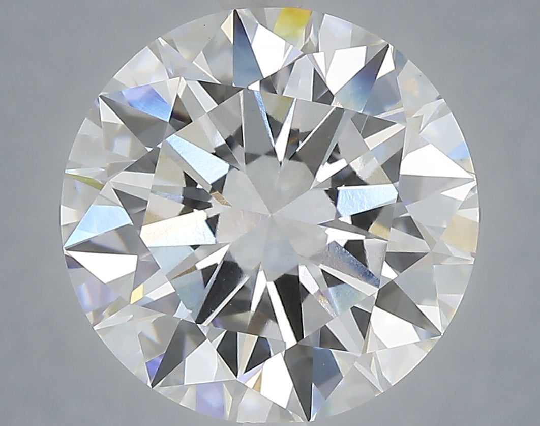 6.03 Carat Round Shaped, Excellent Cut, E Color, VVS2 Clarity, IGI Certified Lab Grown Diamond