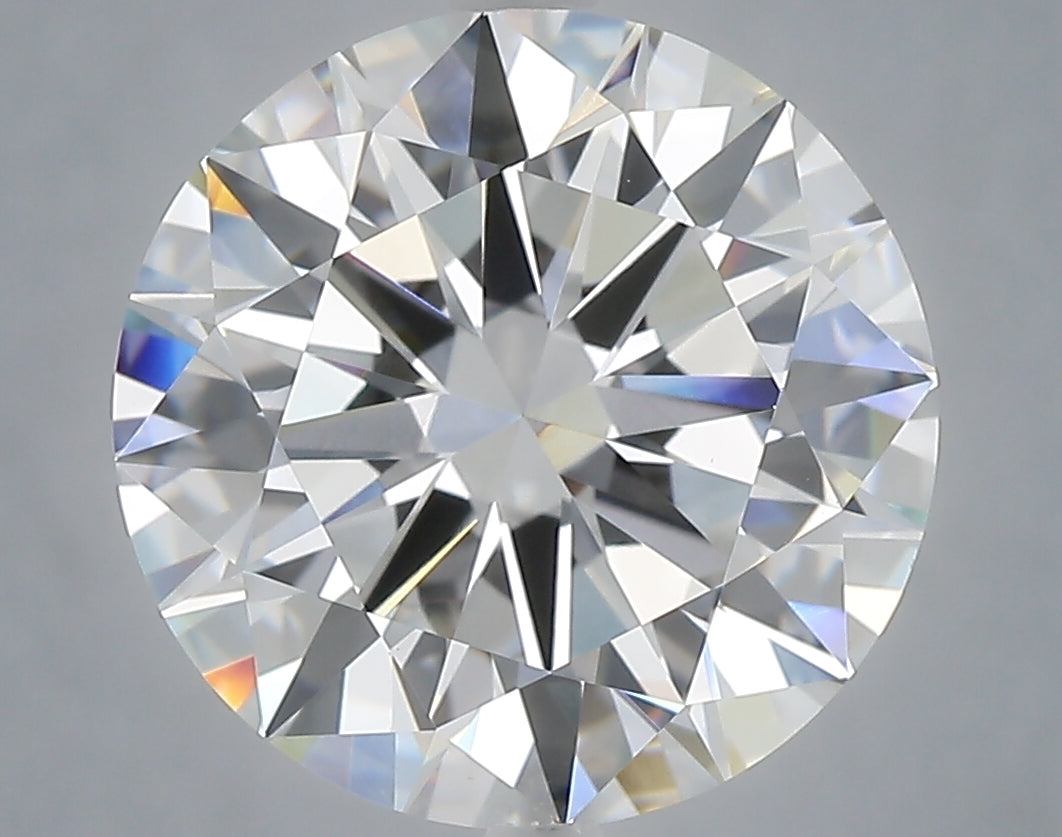 6.00 Carat Round Shaped, Excellent Cut, E Color, VVS2 Clarity, IGI Certified Lab Grown Diamond