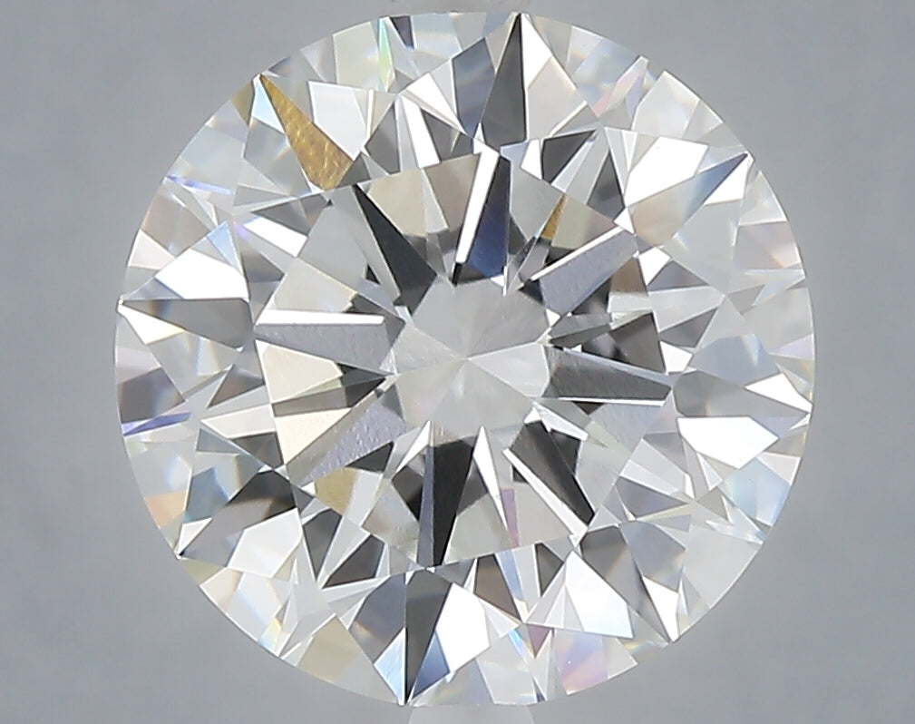 5.06 Carat Round Shaped, Excellent Cut, F Color, VVS1 Clarity, IGI Certified Lab Grown Diamond