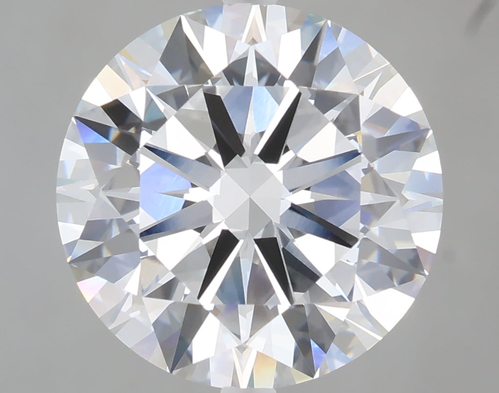 6.00 Carat Round Shaped, Excellent Cut, E Color, VVS2 Clarity, IGI Certified Lab Grown Diamond