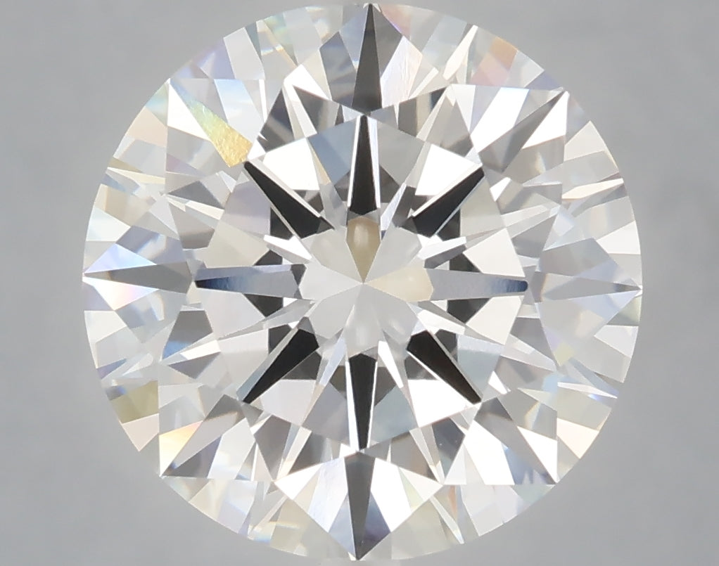 6.10 Carat Round Shaped, Excellent Cut, F Color, VVS2 Clarity, IGI Certified Lab Grown Diamond