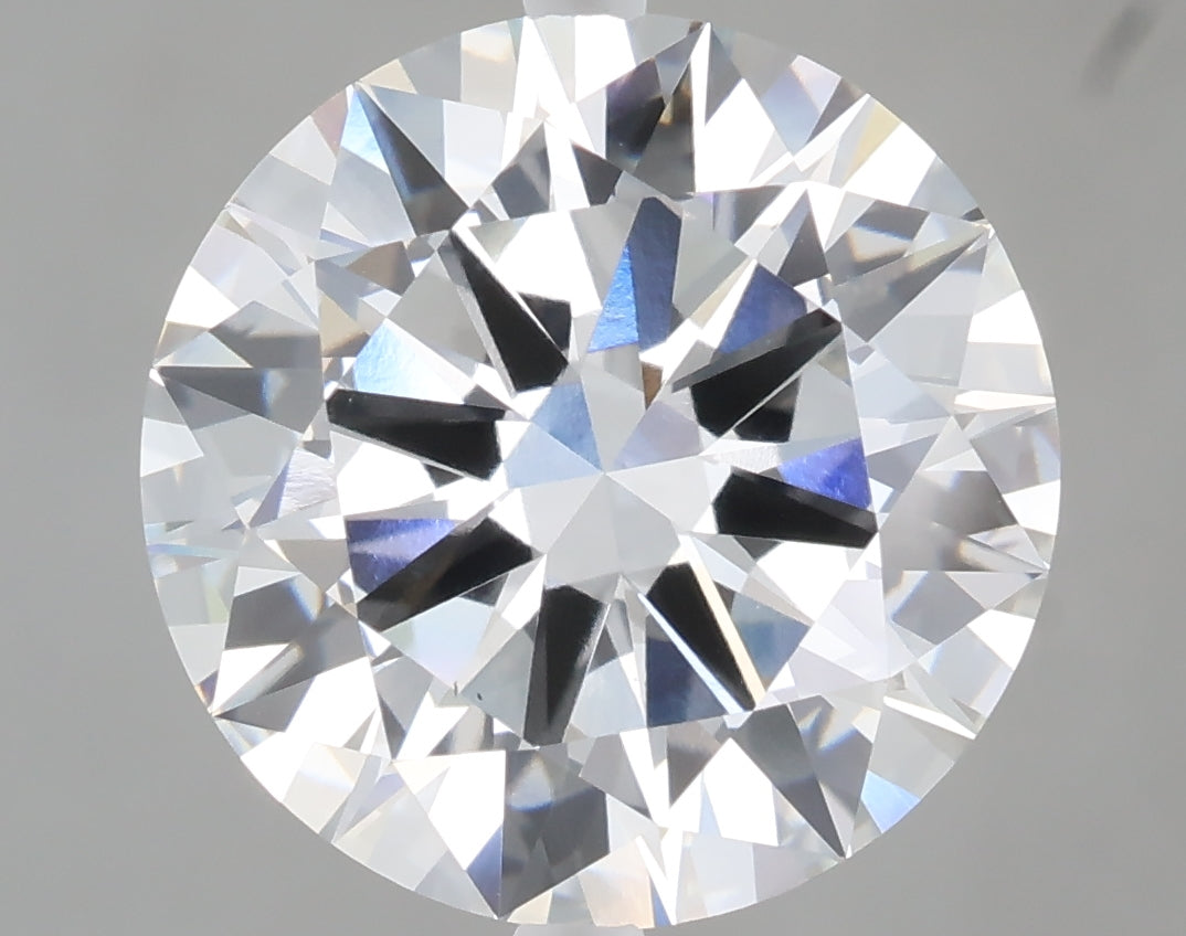 6.01 Carat Round Shaped, Excellent Cut, E Color, VS1 Clarity, IGI Certified Lab Grown Diamond