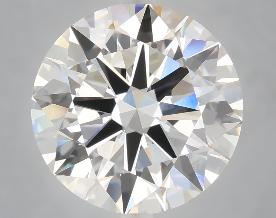 6.05 Carat Round Shaped, Excellent Cut, F Color, VVS2 Clarity, IGI Certified Lab Grown Diamond