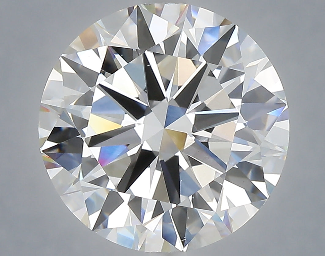6.01 Carat Round Shaped, Excellent Cut, E Color, VS1 Clarity, IGI Certified Lab Grown Diamond
