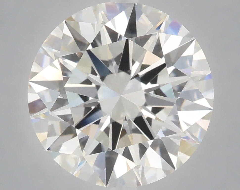 5.09 Carat Round Shaped, Ideal Cut, F Color, VVS1 Clarity, IGI Certified Lab Grown Diamond