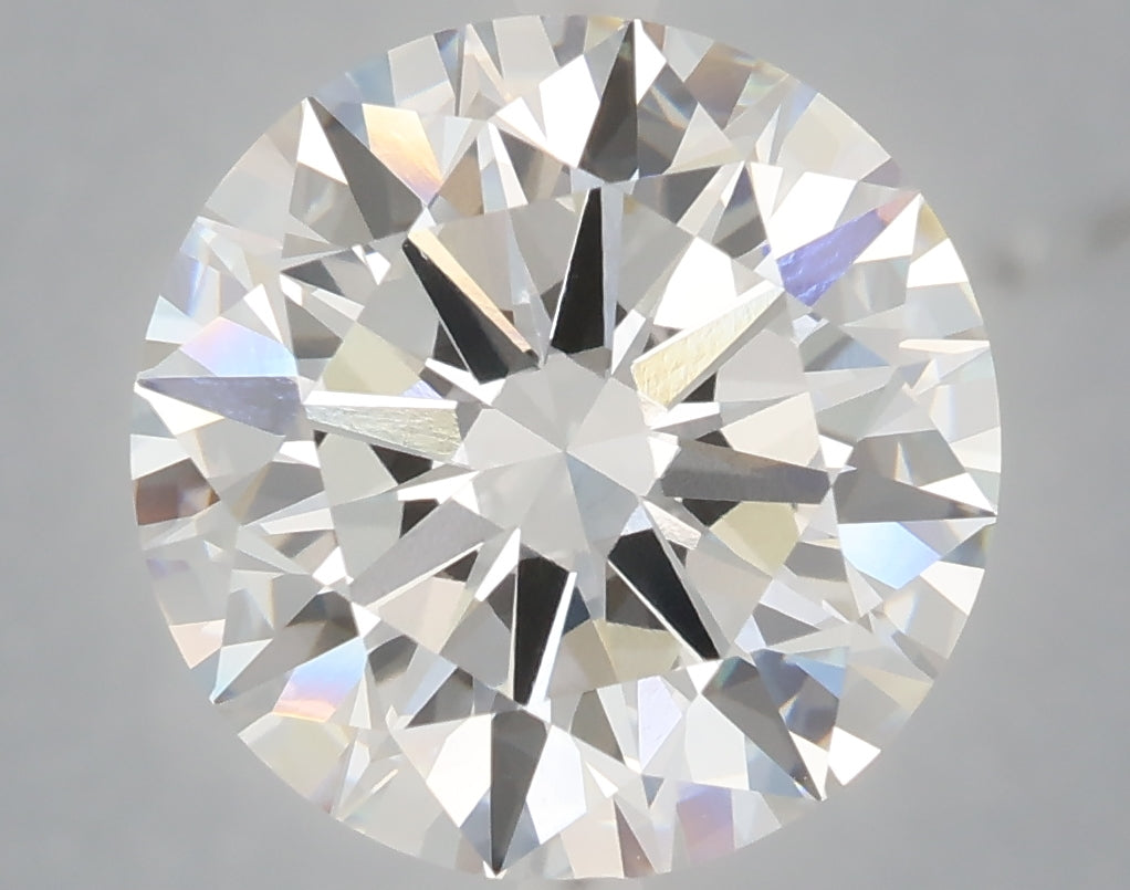 6.01 Carat Round Shaped, Excellent Cut, F Color, VVS2 Clarity, IGI Certified Lab Grown Diamond